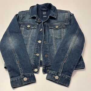 GAP Kids Stretch Denim Button-Up Jacket